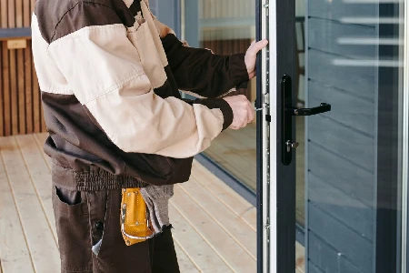 Cleaning And Polishing Glass Door Installation in Kendall, FL